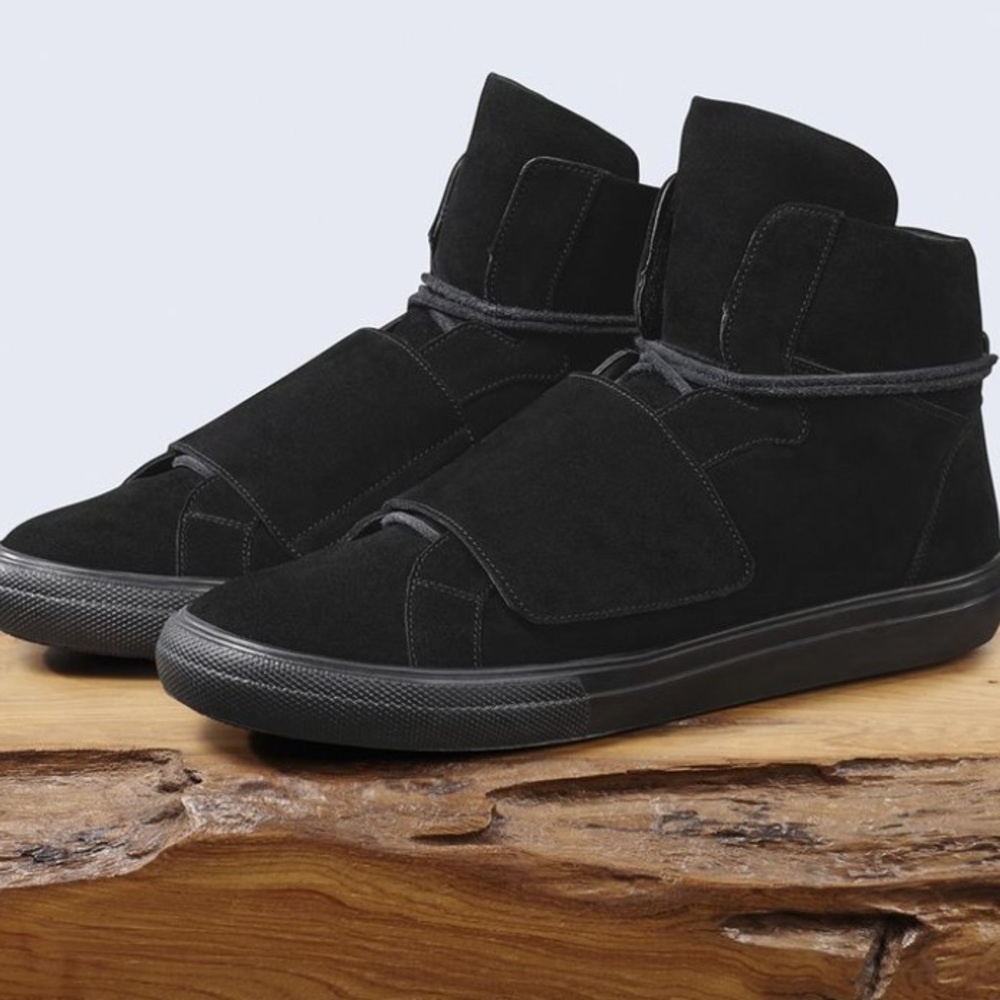 All black Aldo alalisiem high tops